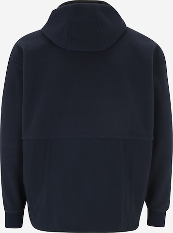 Calvin Klein Big & Tall Fleecejacke 'BONDED' in Blau