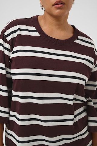 KAFFE CURVE Shirt 'Winni' in Braun