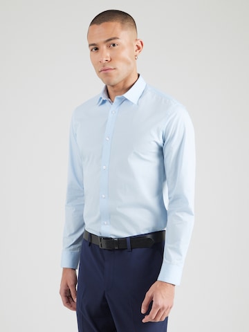 JACK & JONES Úzky strih Košeľa 'JWHJOSEPH' - Modrá: predná strana