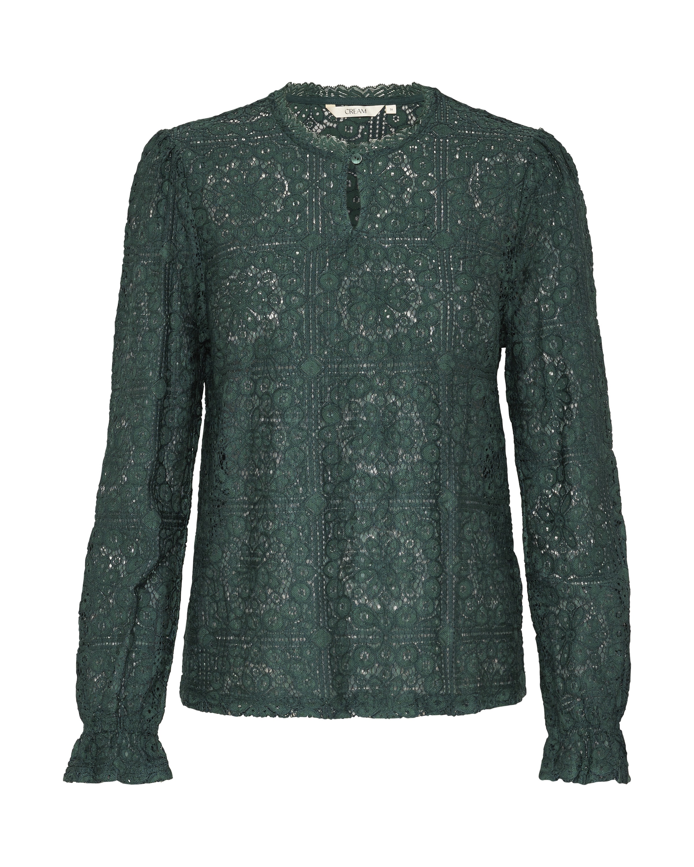 Chemisier 'Tiley' Cream en vert : devant