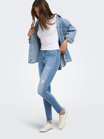 Skinny Jean 'ONBLUSH' ONLY en bleu