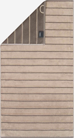 Telo doccia di Cawö in beige: frontale