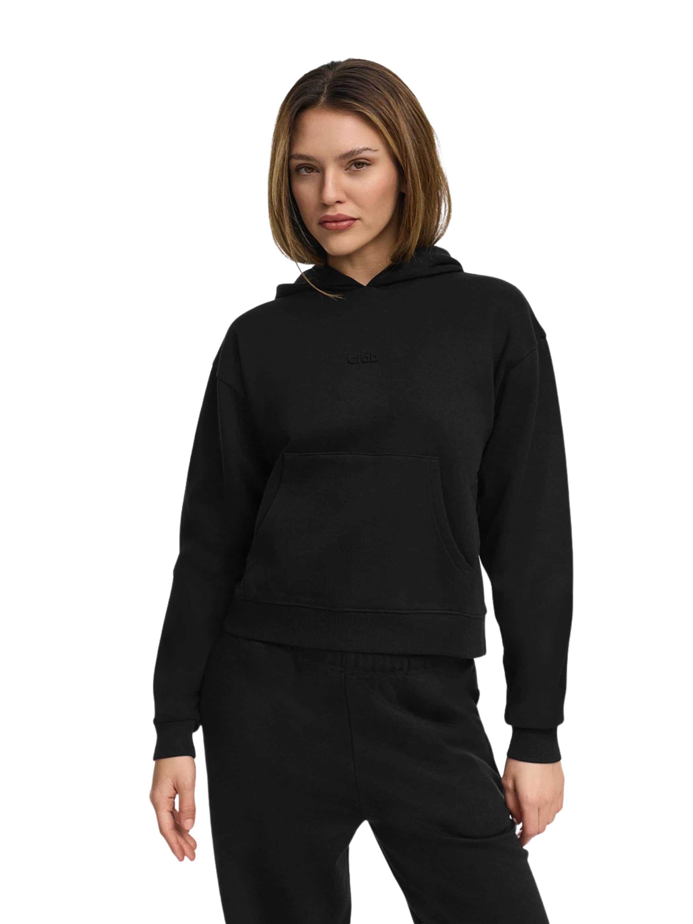 cfab (formerly creamy fabrics) Sweatshirt 'Classic' i svart: framsida
