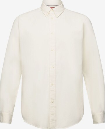 Coupe regular Chemise ESPRIT en blanc : devant