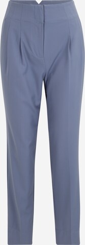 Y.A.S Tall Normální Kalhoty s puky 'ELMI' – modrá: přední strana