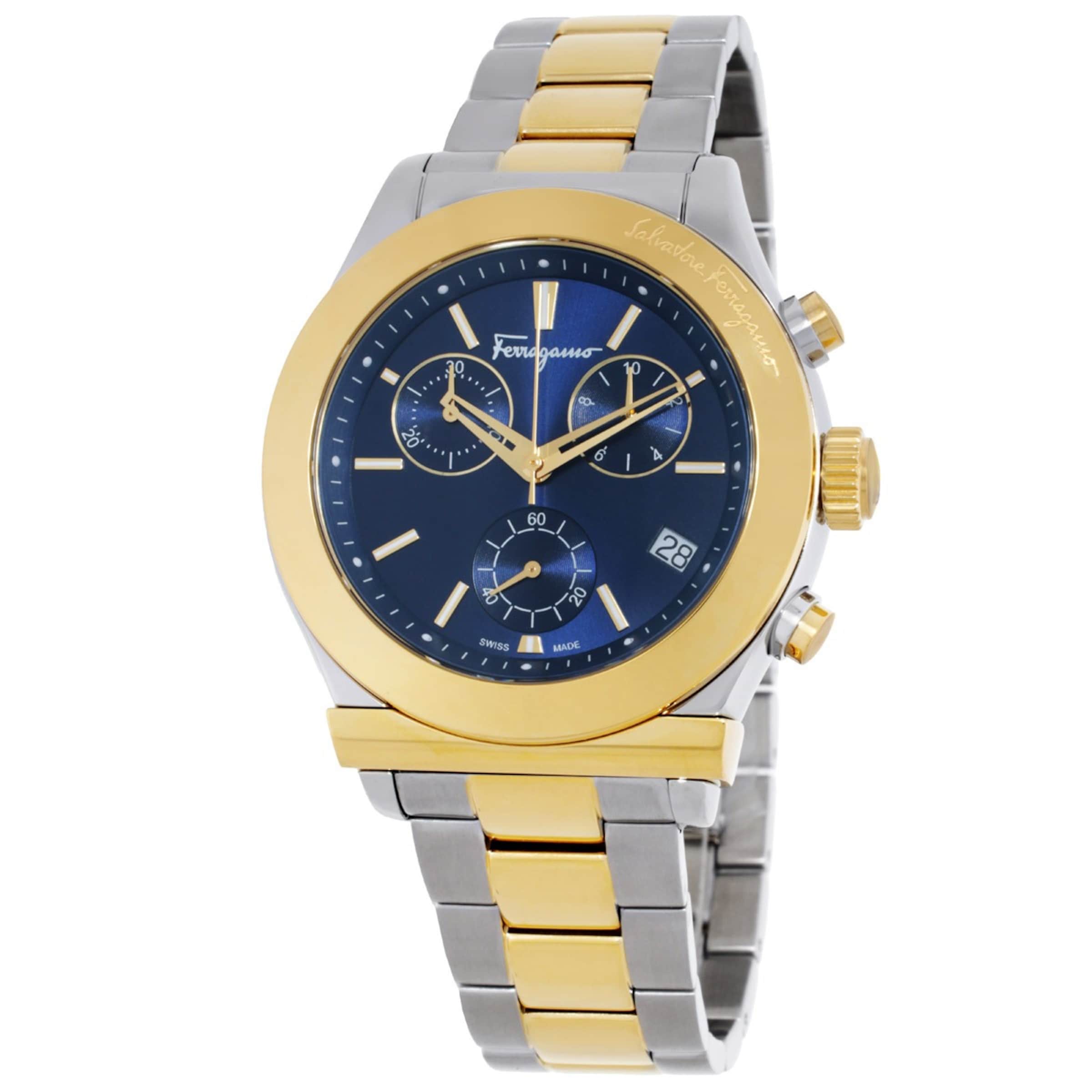 Salvatore Ferragamo Analog Watch in Silver: front