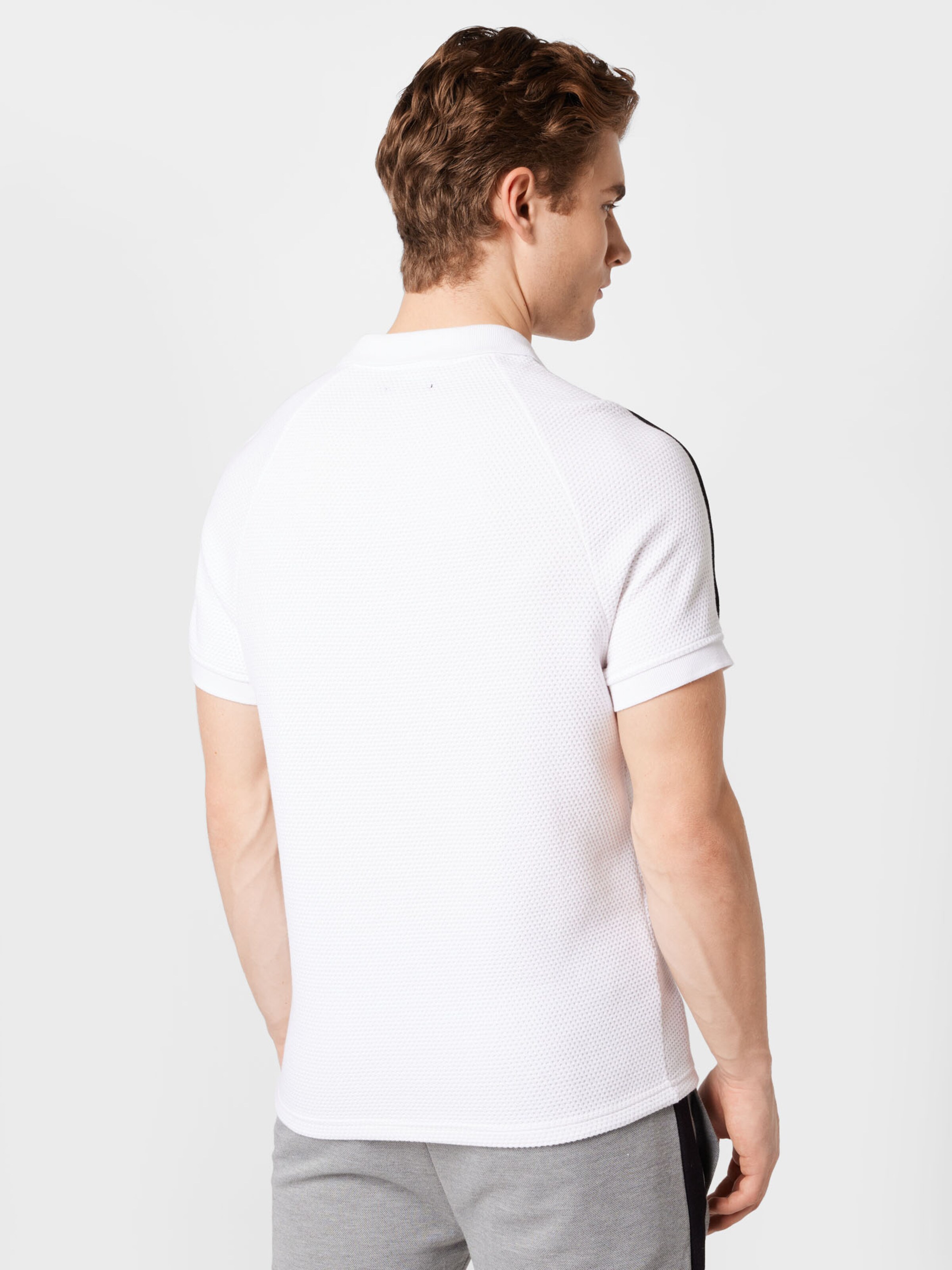 Männer Shirts BURTON MENSWEAR LONDON T-Shirt in Weiß - FJ08138 Männer Shirts BURTON MENSWEAR LONDON T-Shirt in Weiß - FJ08138