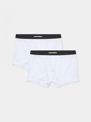 DSQUARED2 - Calzoncillo largo en blanco: frente