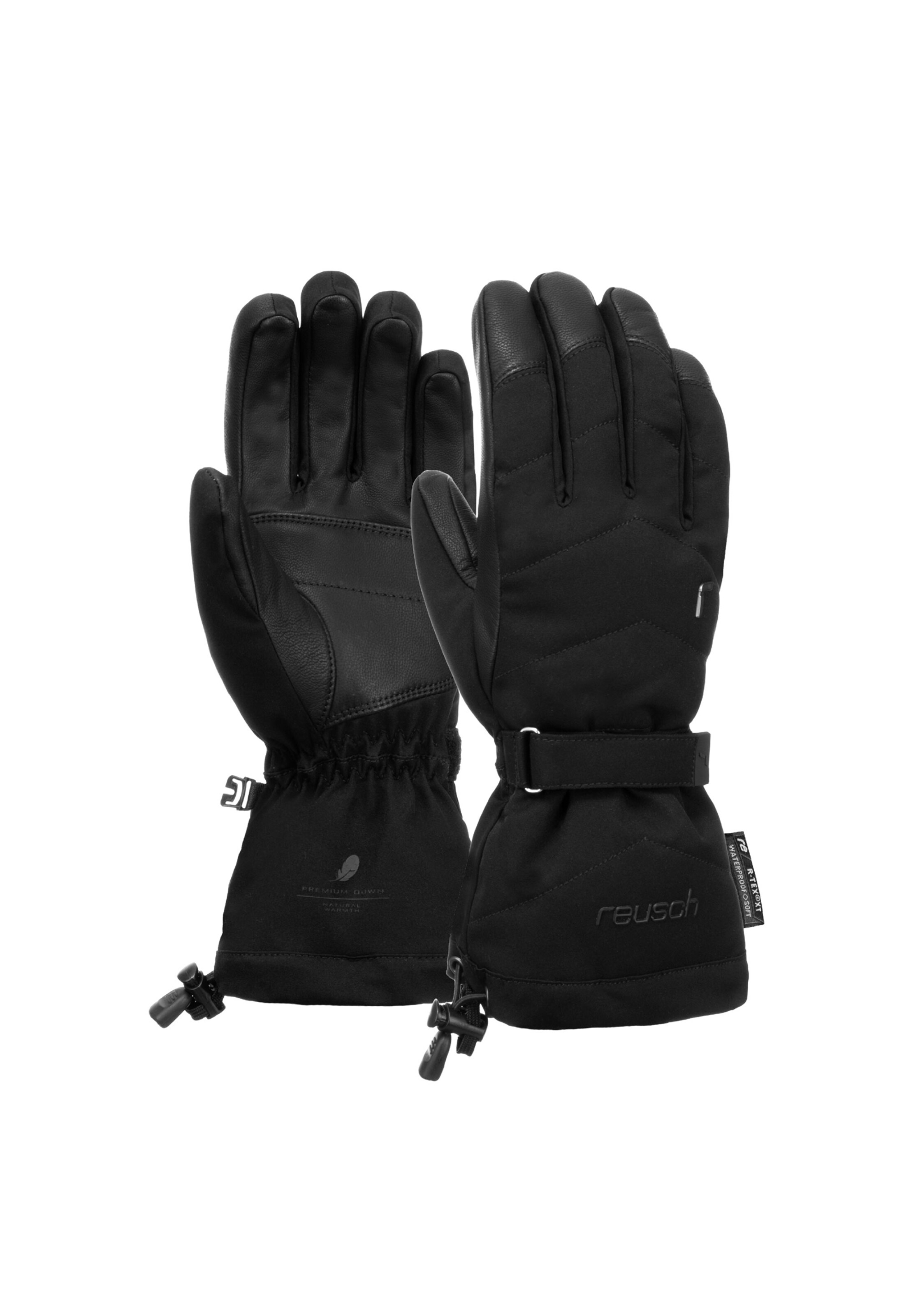 REUSCH Fingerhandschuhe 'Nadia R-TEX® XT' in Schwarz: Vorderseite