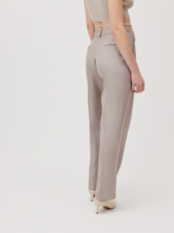 LeGer by Lena Gercke - Loosefit Pantalón de pinzas 'Simona' en beige