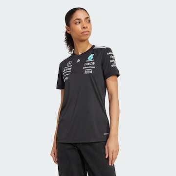 ADIDAS PERFORMANCE Performance shirt 'Mercedes - AMG Petronas Formula One Team' in Black: front