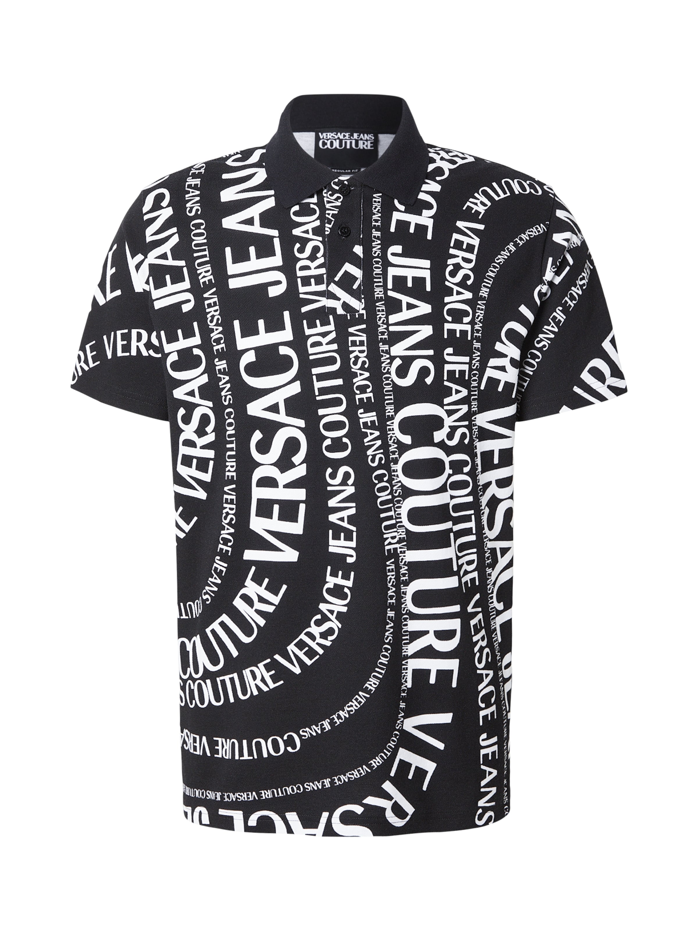 T-Shirt Versace Jeans Couture en noir : devant