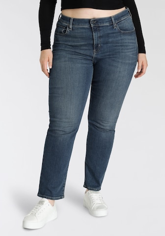 Levi's® Plus Regular Jeans in Blue: front