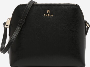 FURLA Чанта с презрамки 'CAMELIA' в черно: отпред