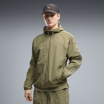 PUMA Sportjas in Bruin: voorkant