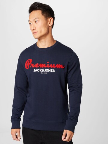 JACK & JONES Majica 'LUIS' | modra barva: sprednja stran