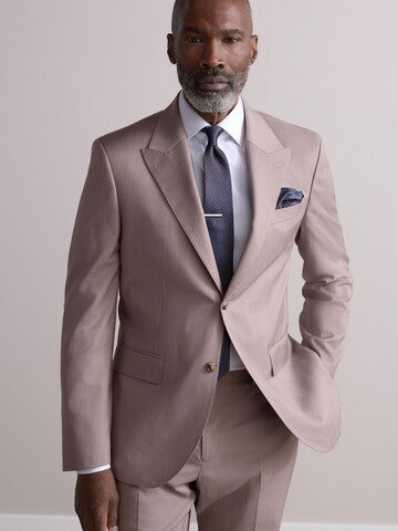 Next Slim Fit Sakko in Beige: Vorderseite