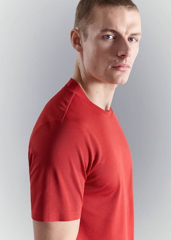 MANGO MAN Shirt 'Escala' in Red