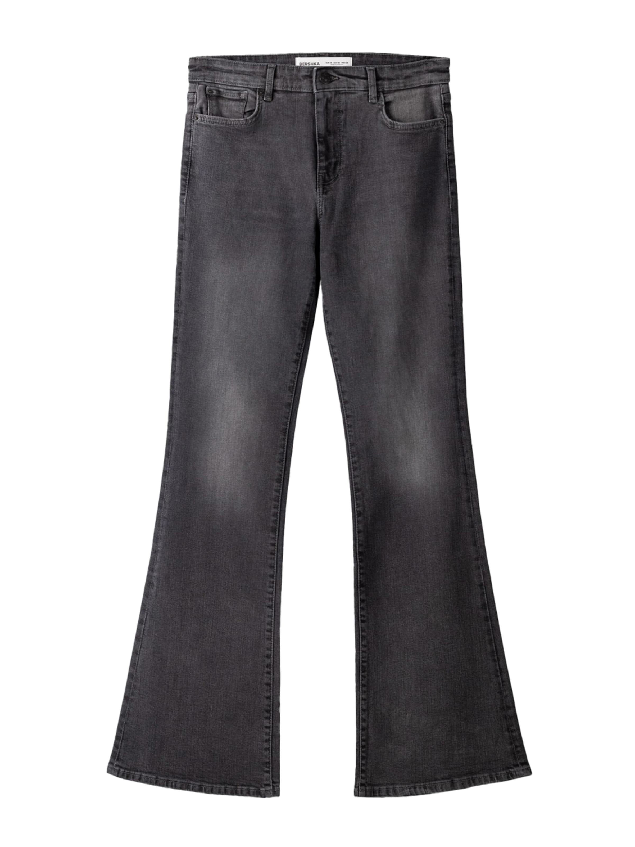 Bershka Flared Jeans i grå: forside
