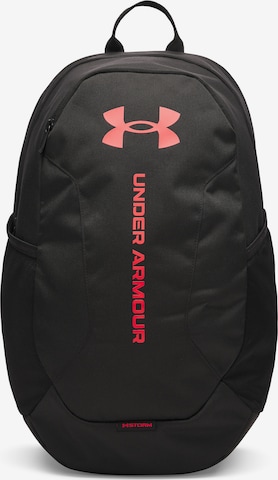 UNDER ARMOUR Sportrucksack 'Hustle' in Schwarz: Vorderseite