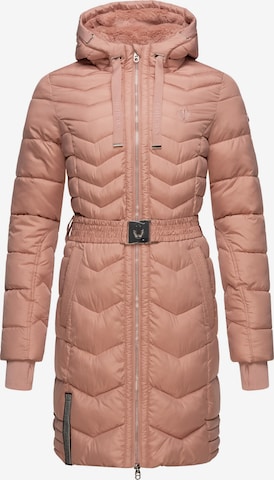 NAVAHOO Winter coat 'Alpenveilchen' in Pink: front