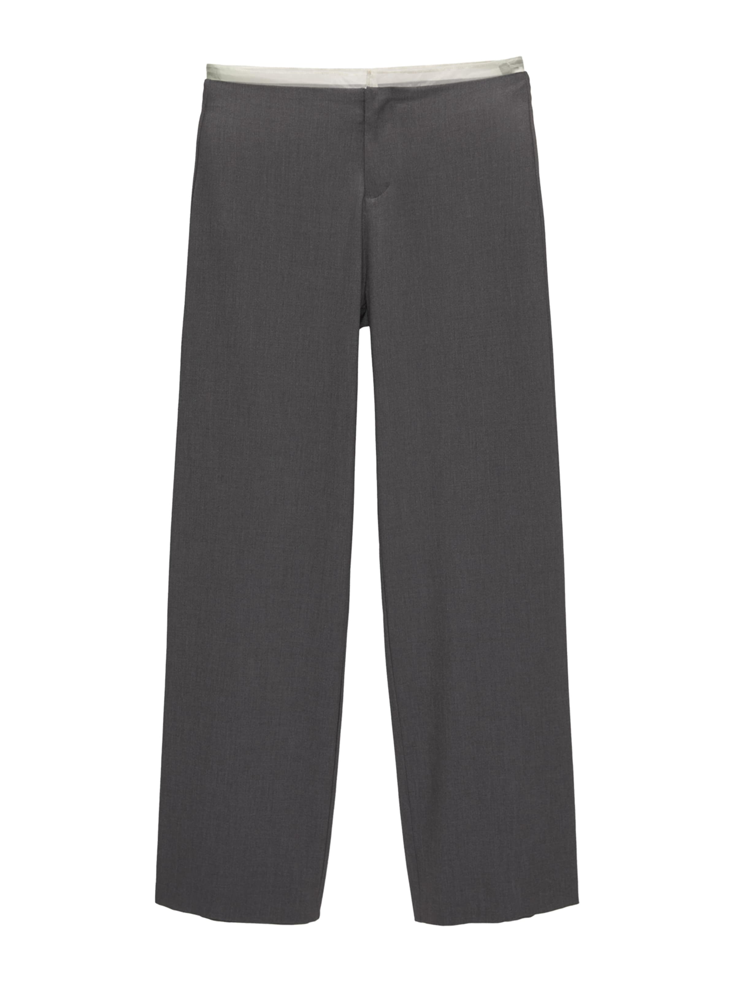 Pull&Bear Regular Hose in Grau: Vorderseite