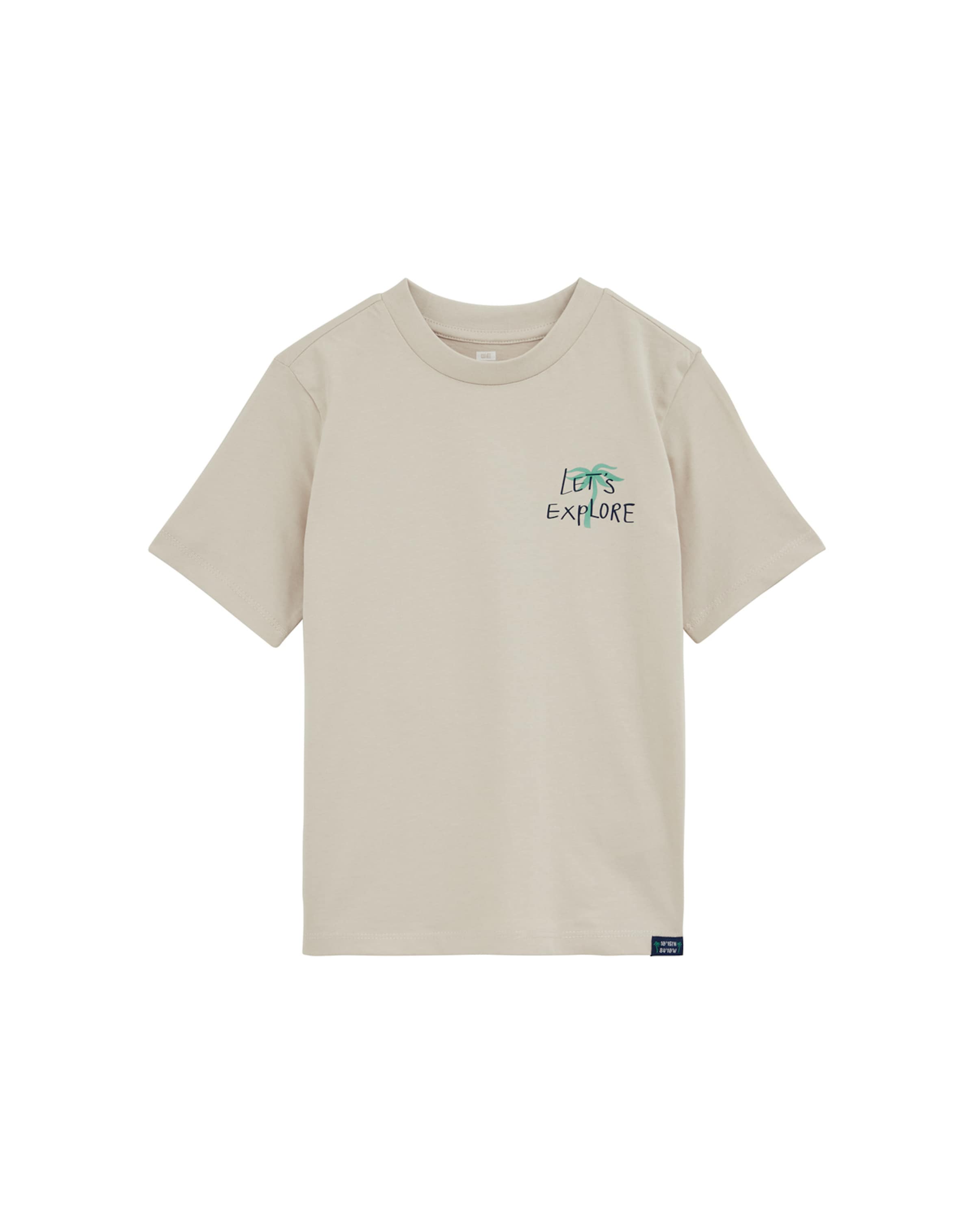 WE Fashion T-shirt i beige: framsida