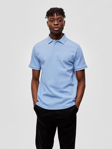 SELECTED HOMME - Camisa 'Walter' em azul: frente