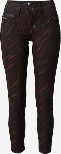 FREEMAN T. PORTER Pantalon 'Alexa' en chocolat / noir, Vue avec produit