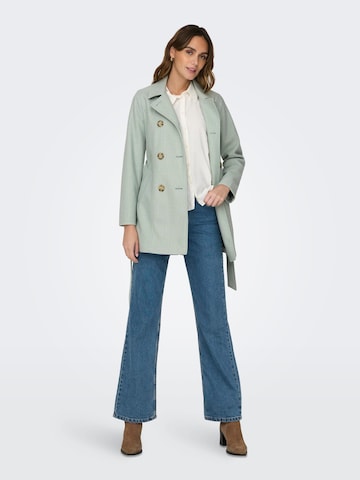 Manteau mi-saison 'NANCY' ONLY en vert