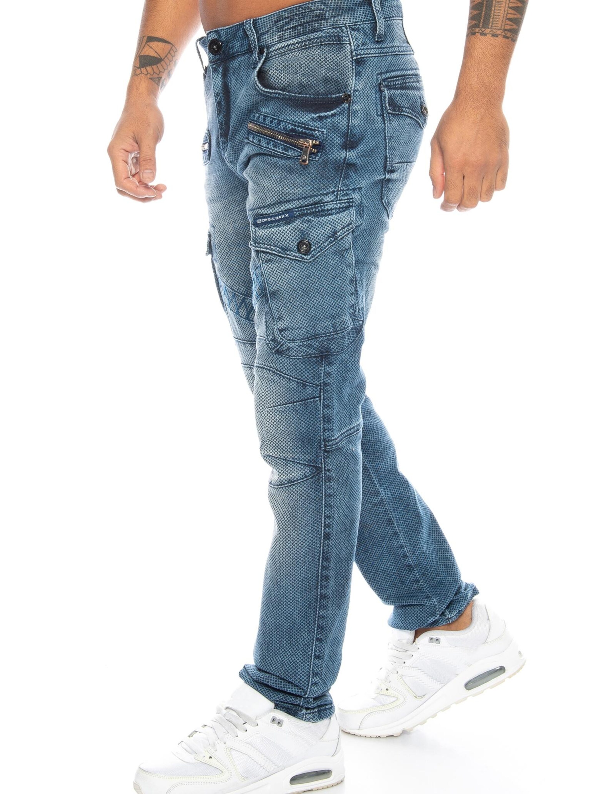 CIPO & BAXX Regular Jeans 'BJ369' in Blue