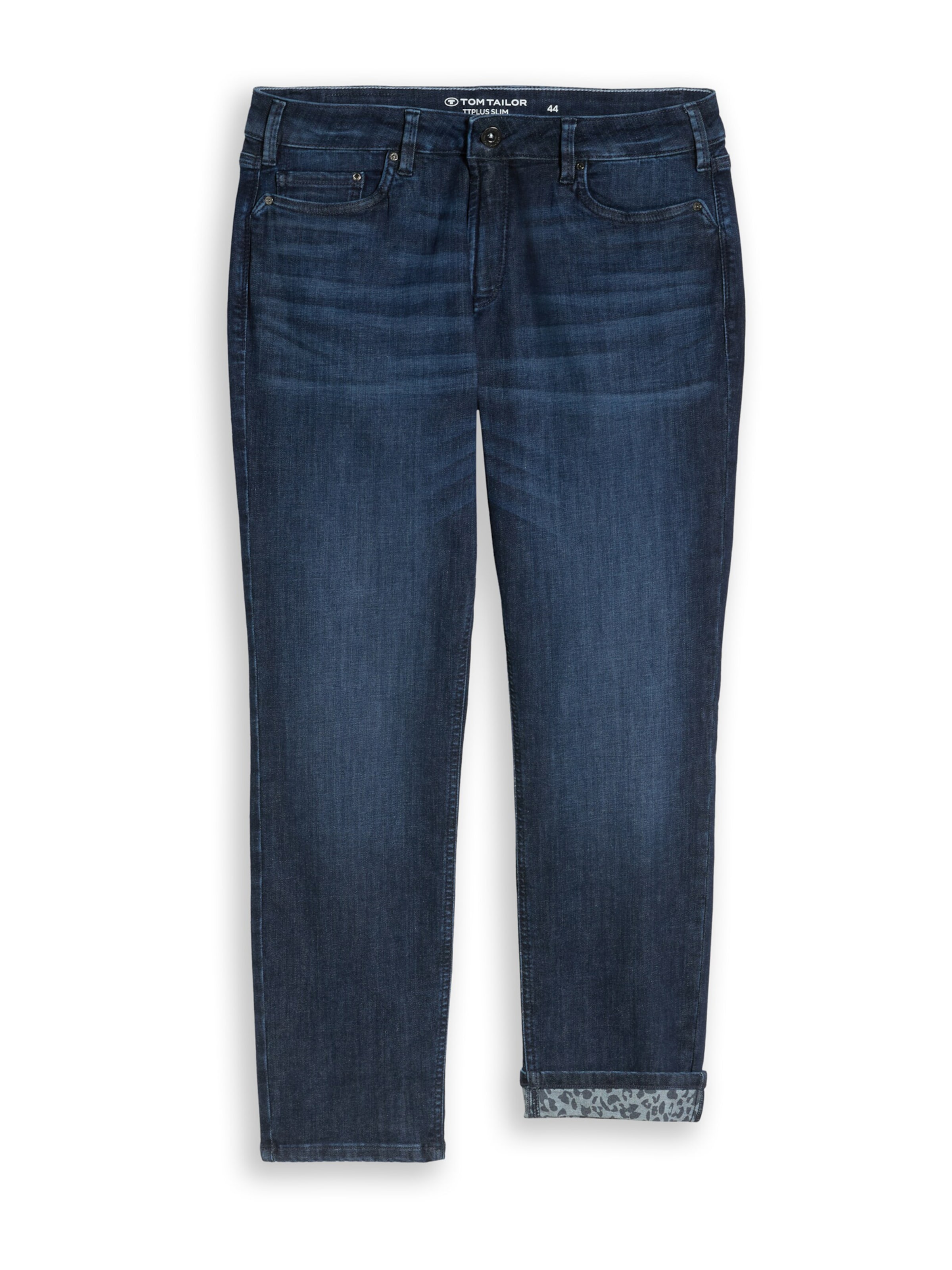 Tom Tailor Women + Slimfit Jeansy w kolorze niebieski: przód