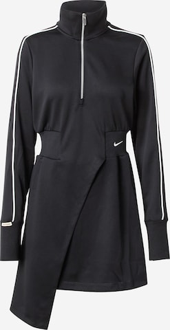 Nike SportswearHaljina - crna boja: prednji dio