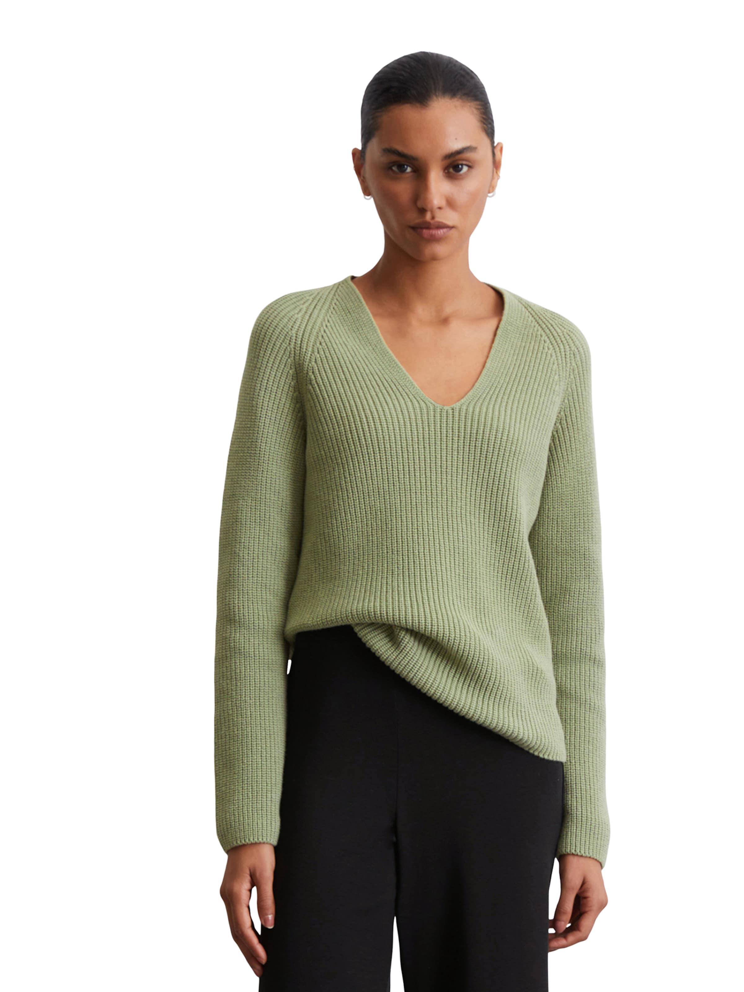 Pulover de la Marc O'Polo pe verde: față