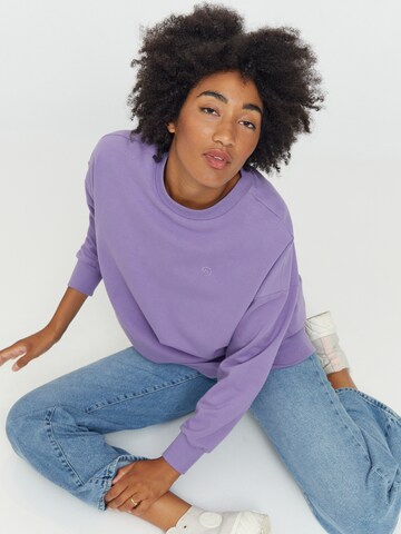 mazine Sweatshirt ' Vivian Sweater ' in Purple