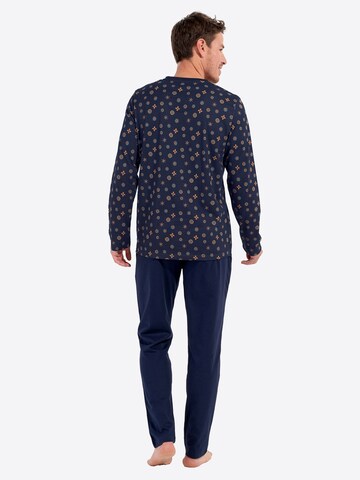 HOM Pyjama lang ' Mandala ' in Blauw