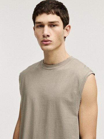 Pull&Bear Shirt in Beige