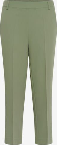 Regular Pantalon à plis 'KASakura' Kaffe en vert : devant