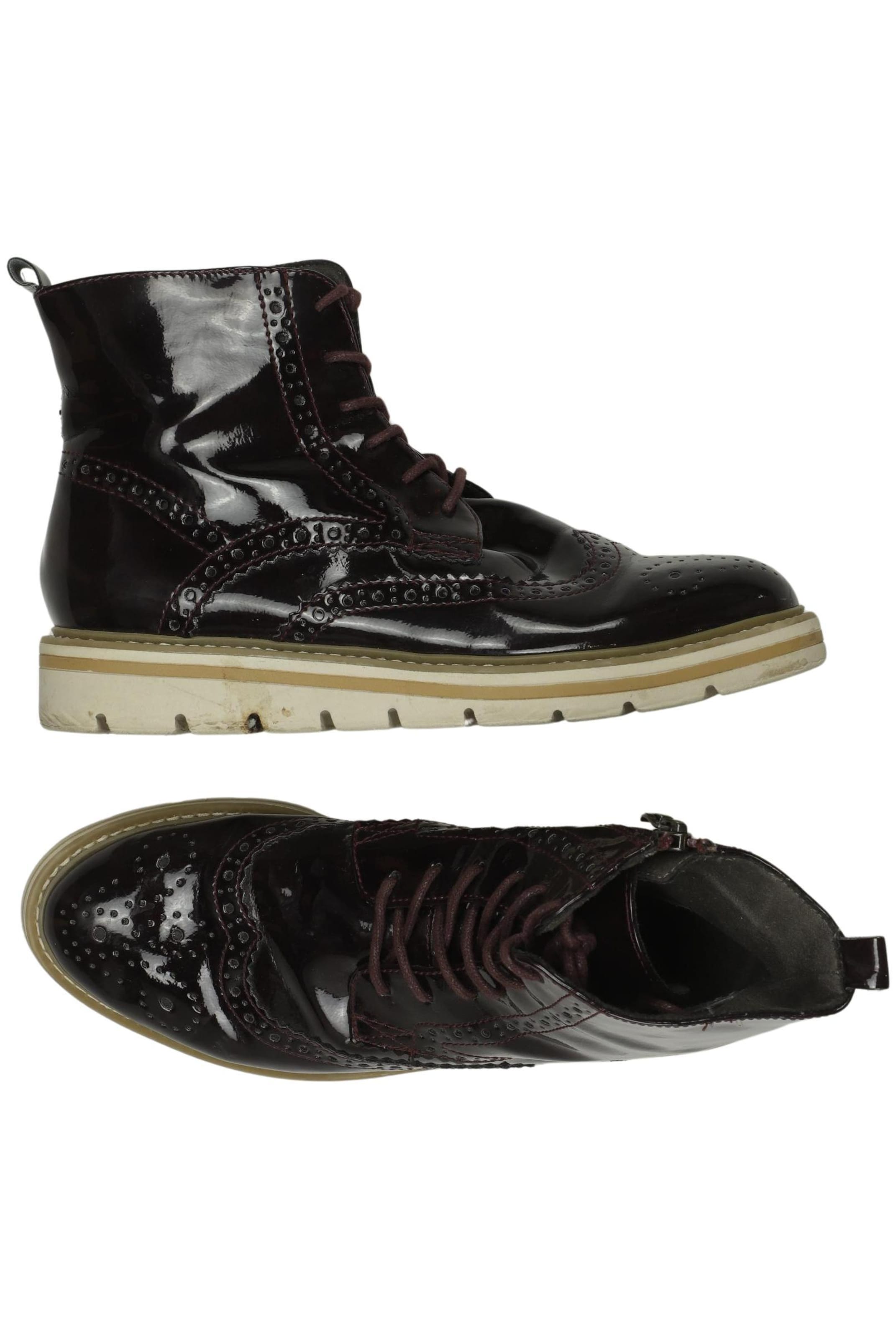 Tamaris Dress Boots in 37 in Red: front