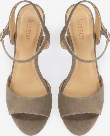 Kazar Strap Sandals in Grey