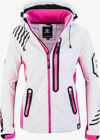 Rock Creek Outdoor Jacket in White: front