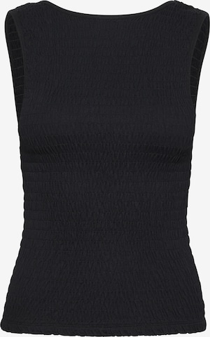 SOAKED IN LUXURY Top 'Shacia' in Black: front