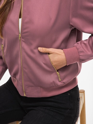 Vila Petite Kurtka przejściowa 'VIBUBBLE' w kolorze różowy