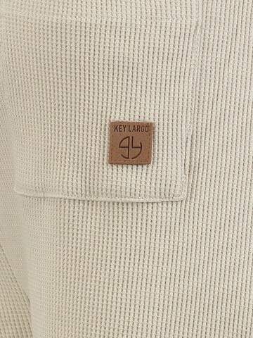 Key Largo Regular Trousers 'Roy' in Beige