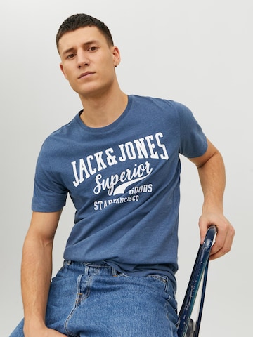 JACK & JONES Tričko – modrá
