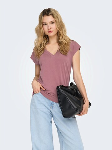 ONLY Тениска 'ONLFREE' в розово: отпред