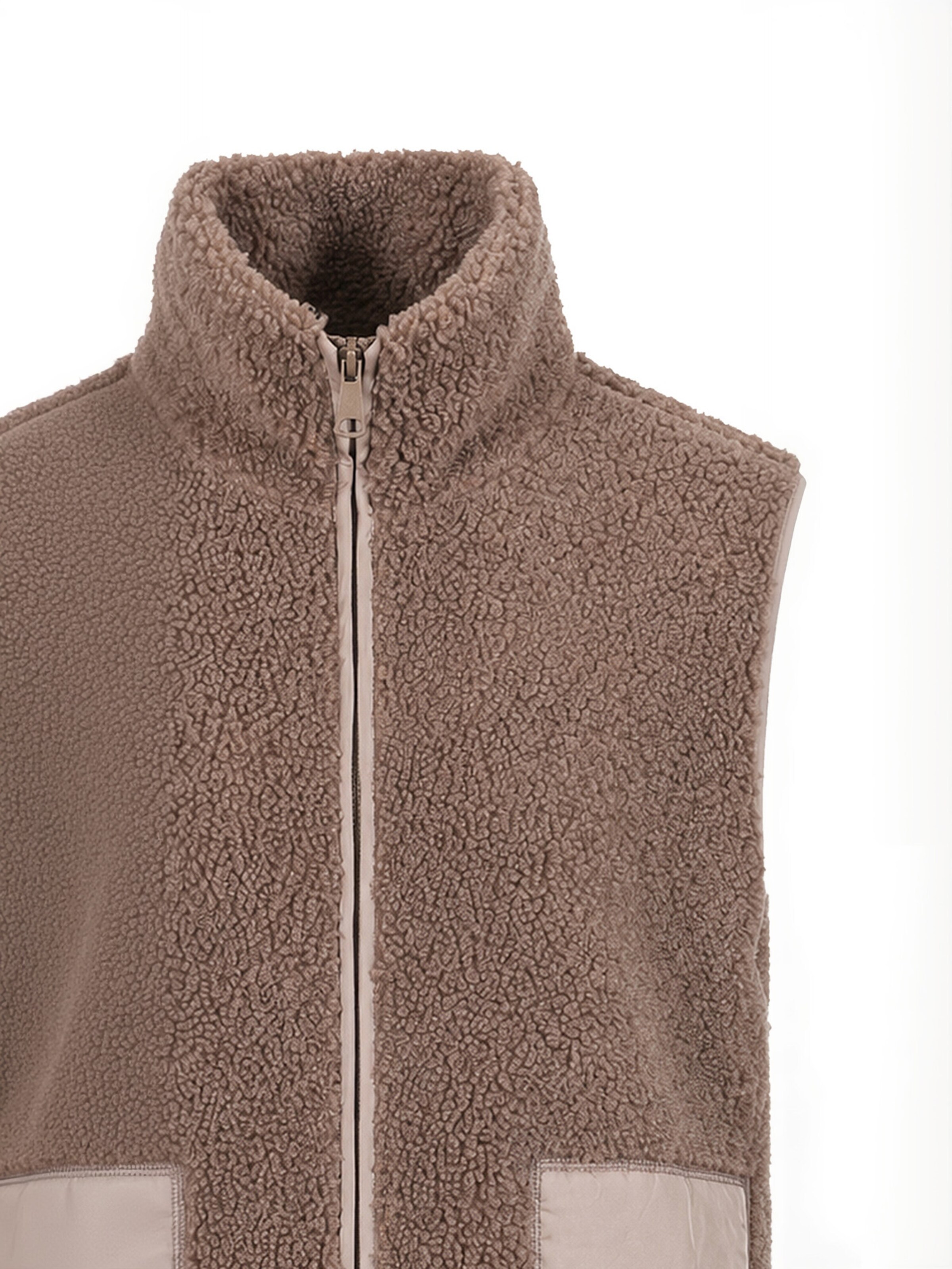 Coster Copenhagen Vest ' Jamie ' in Beige: Vorderseite
