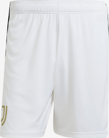 balta ADIDAS PERFORMANCE Standartinis Sportinės kelnės 'Juventus Turin 26/27': priekis