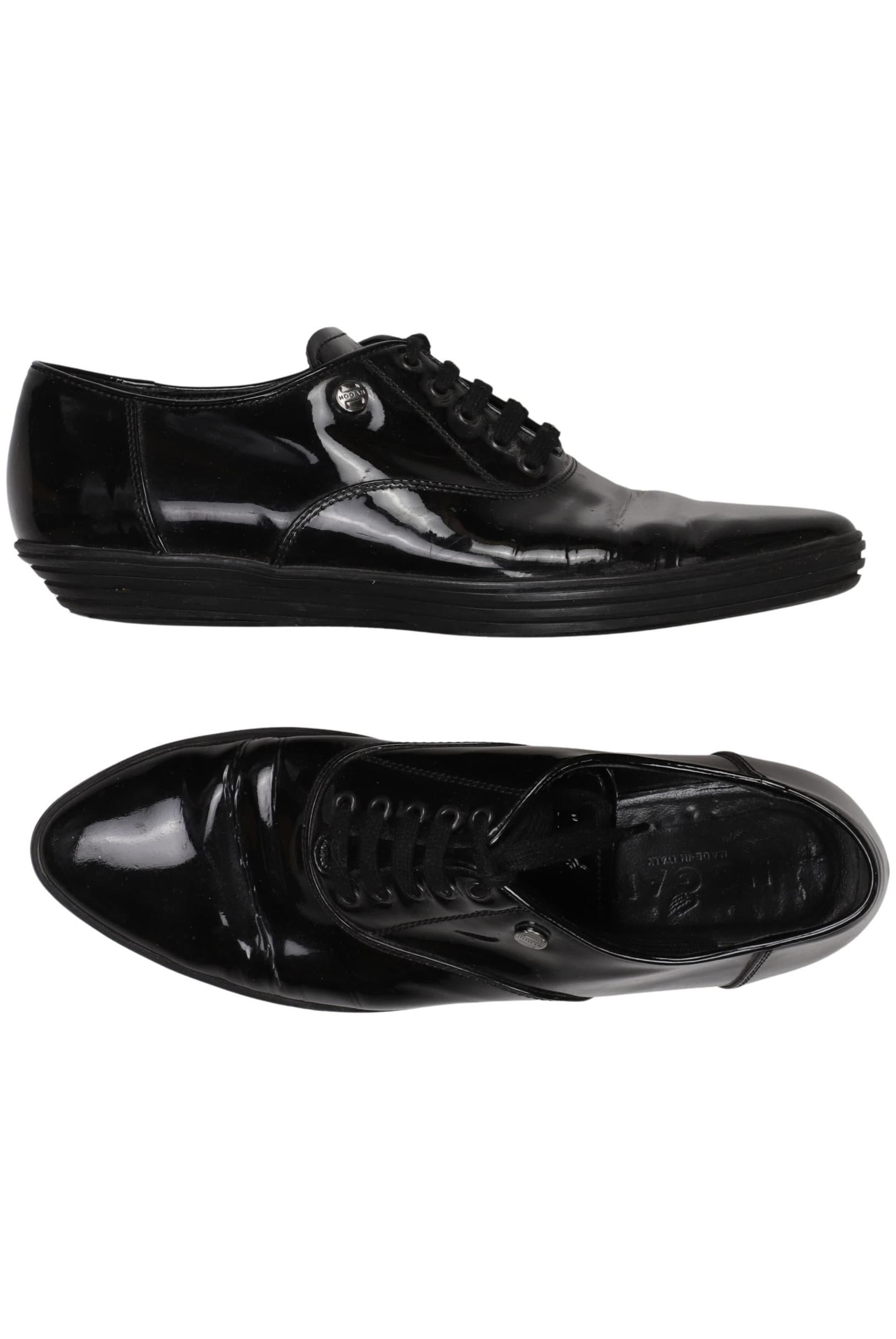 HOGAN Flats & Loafers in 37,5 in Black: front