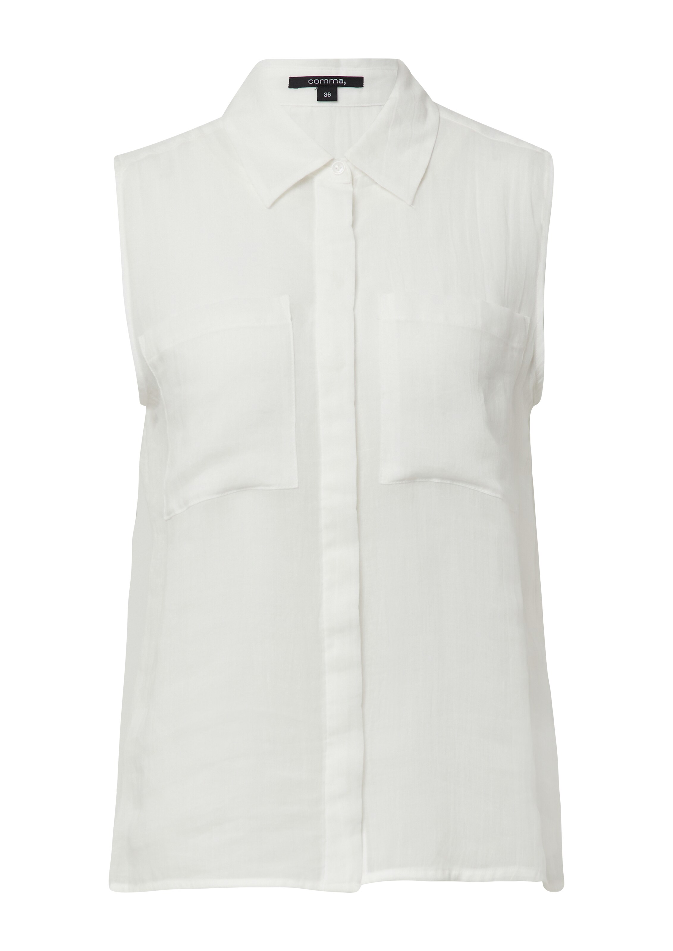 COMMA Blouse in Wit: voorkant